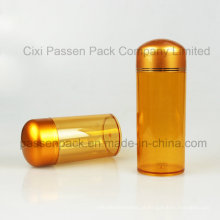 Embalagem farmacêutica plástica do âmbar Garrafa para a cápsula (PPC-PETM-016)